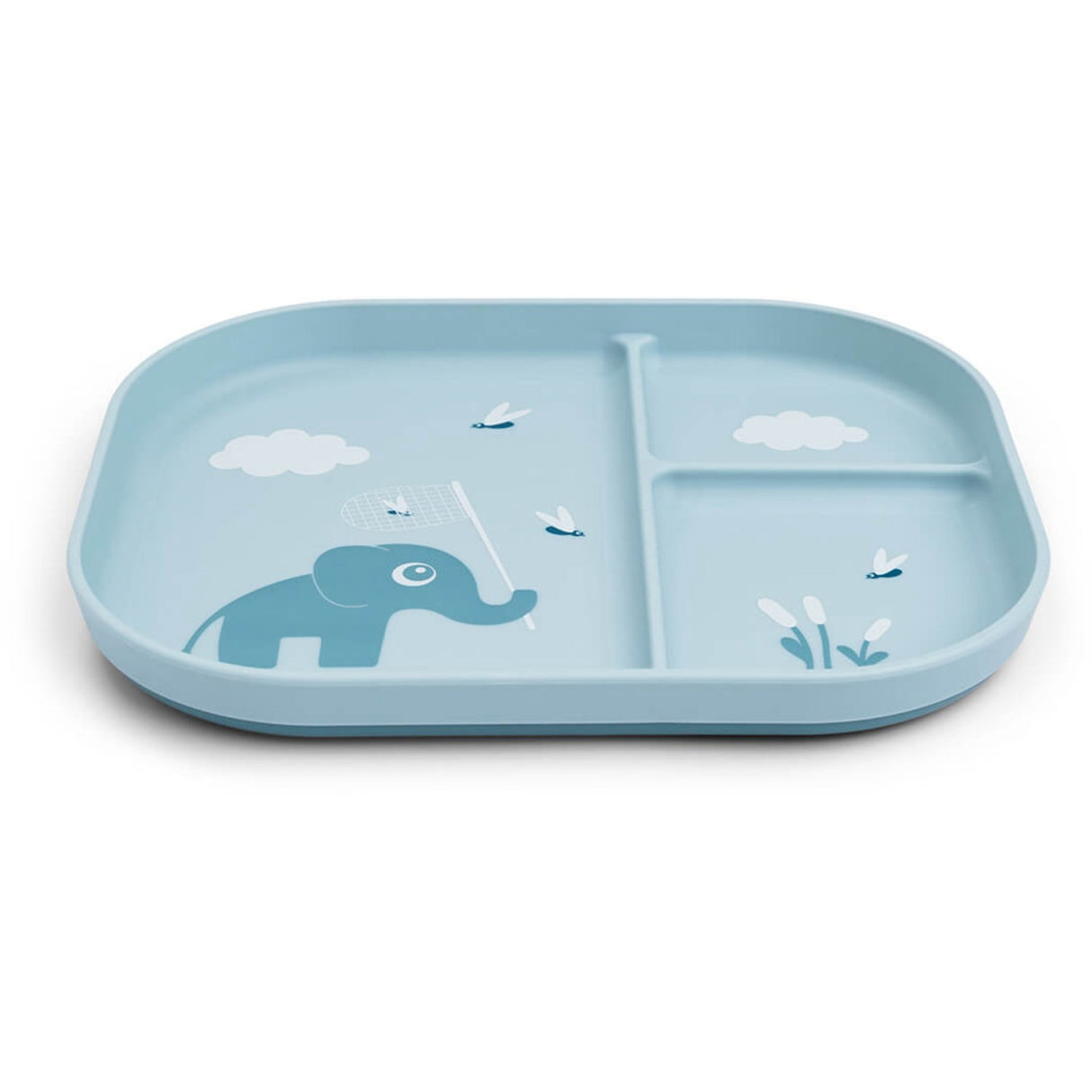 DonebyDeer Blå Foodie Delad Tallrik Elphee