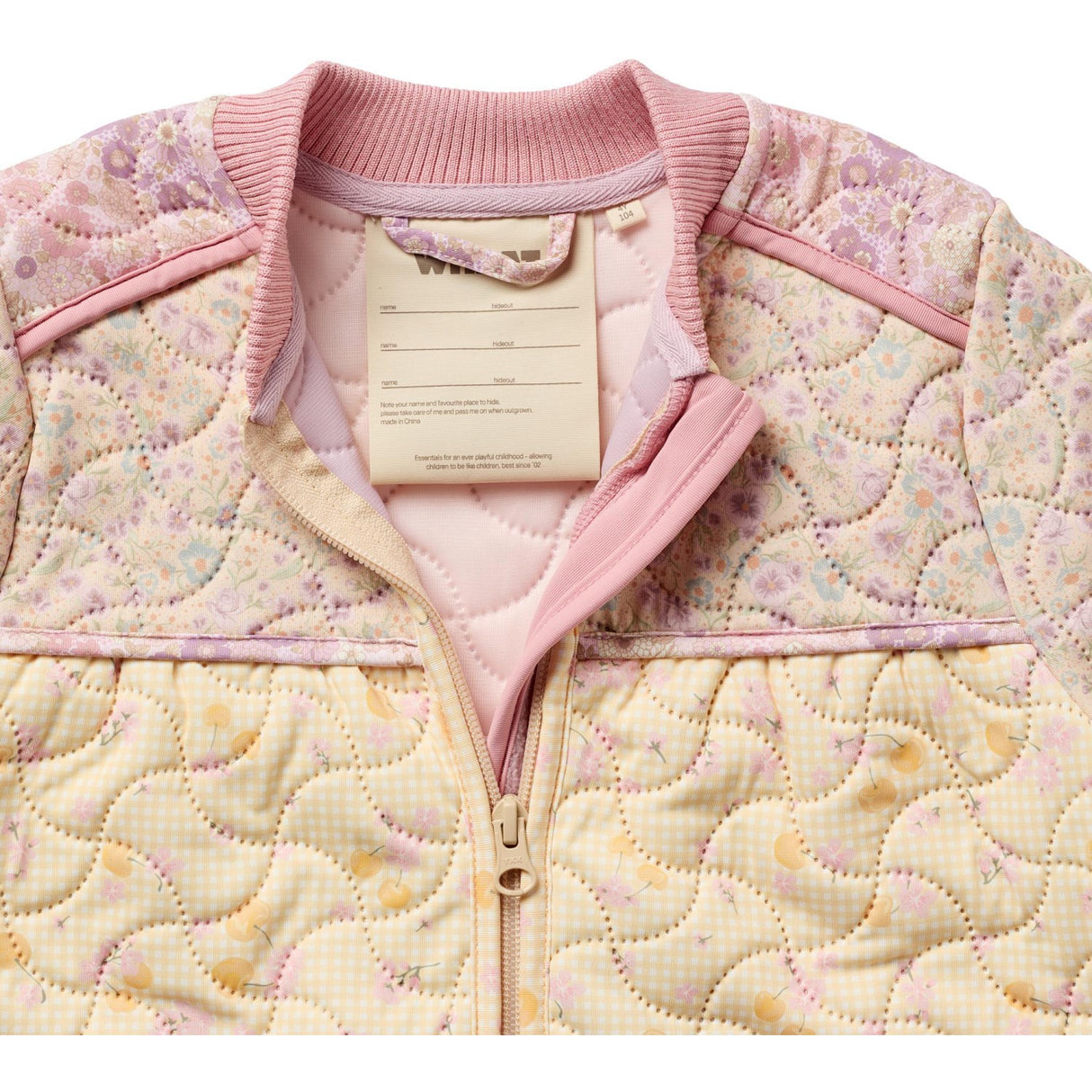 Wheat Pansies Thermo Jacka Liv