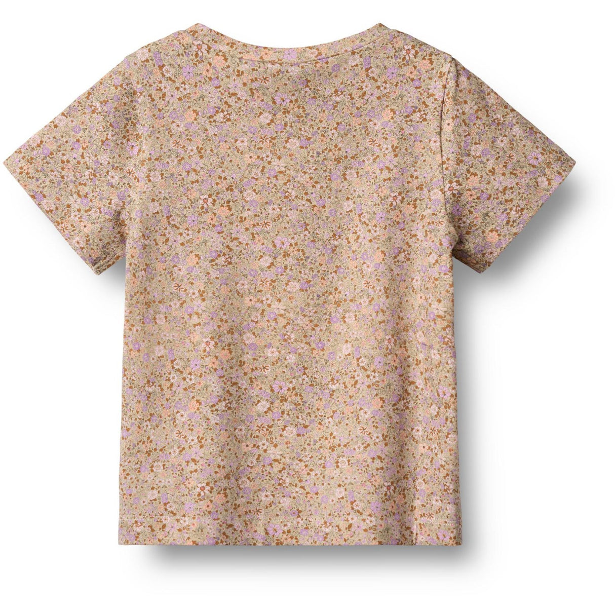 Wheat Lilac Flower Meadow T-Skjorta S/S Manna