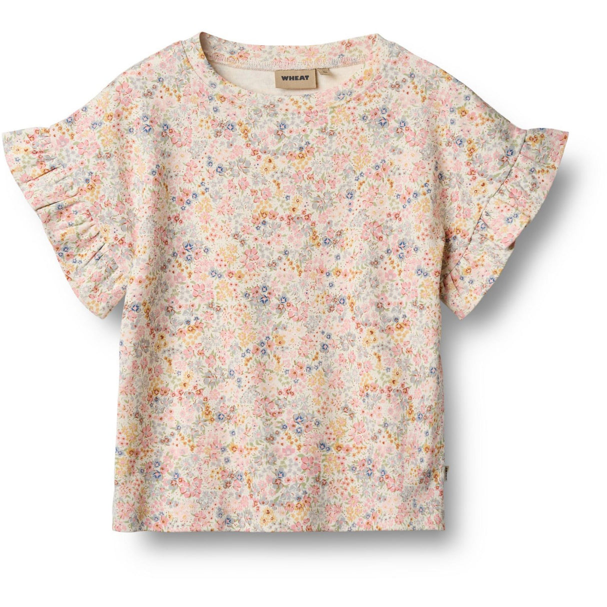 Wheat Bright Flowers T-Skjorta S/S Ally