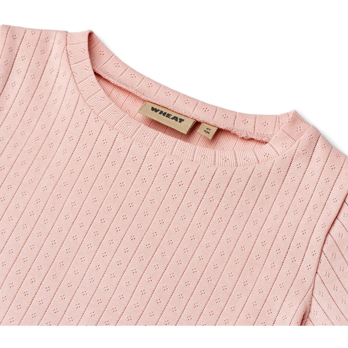 Wheat Rose Sprinkle Rib T-Skjorta S/S Irene
