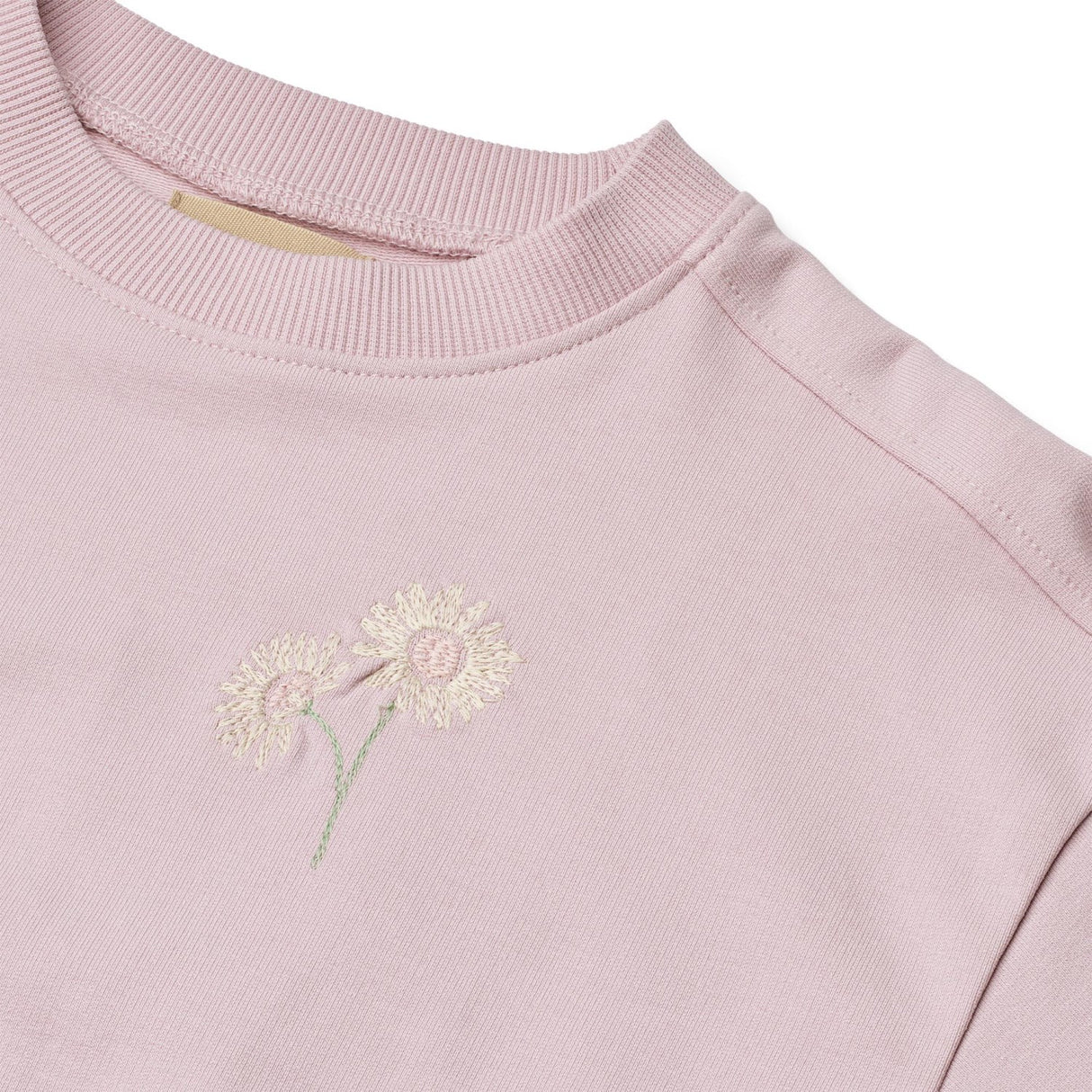 Wheat Lavender Mist Sweatshirt L/S Embroidery Eliza