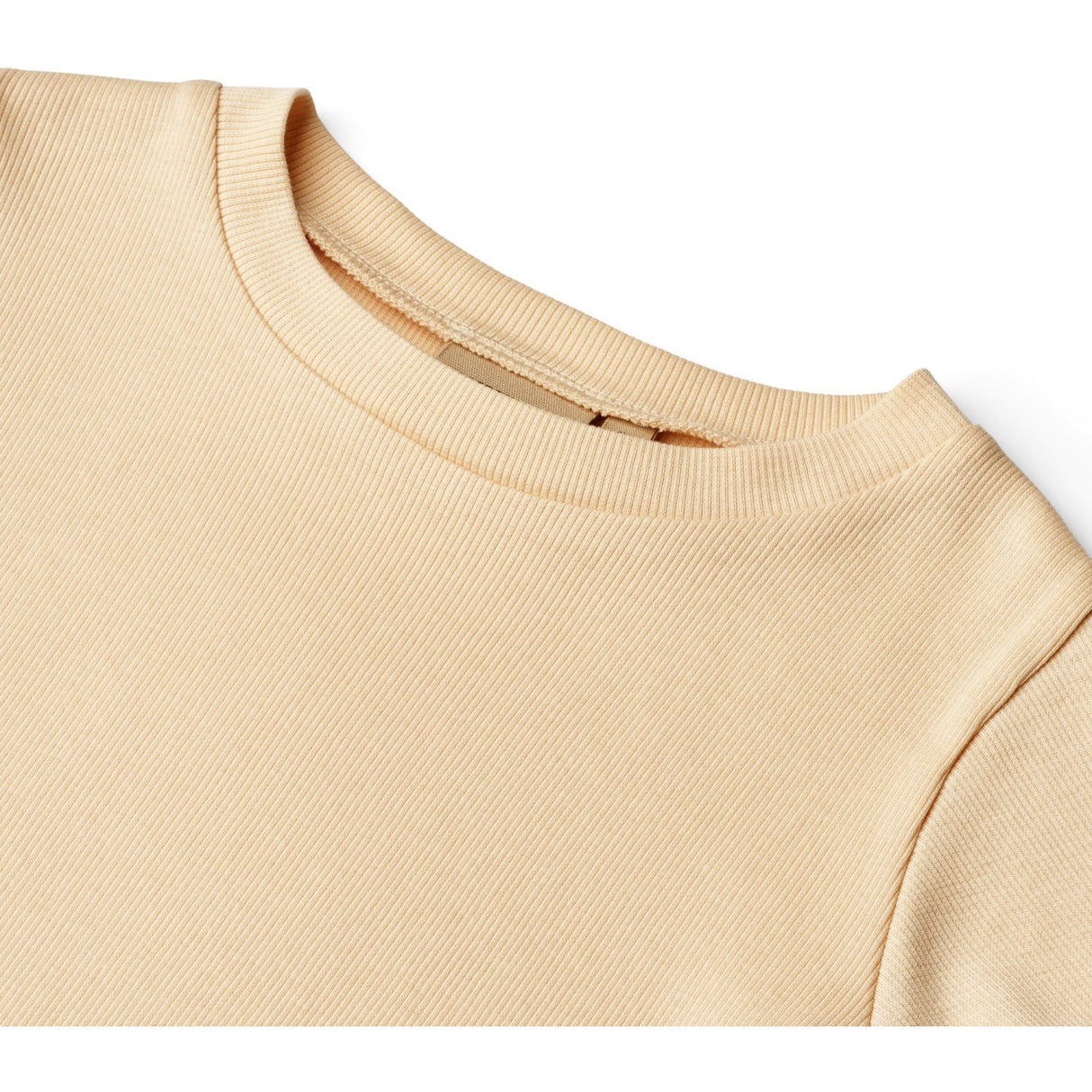 Wheat Macadamia Rib T-Skjorta S/S Irene