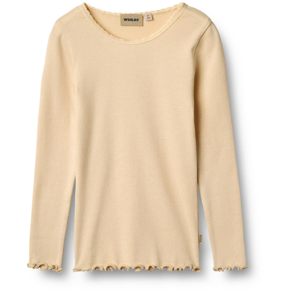 Wheat Macadamia Rib Blusa L/S Reese