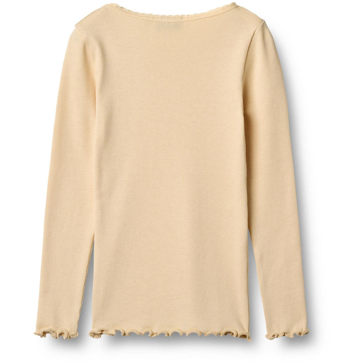 Wheat Macadamia Rib Blusa L/S Reese