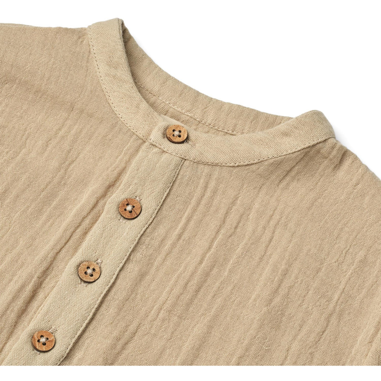 Wheat Soft Sand Skjorta S/S Svend