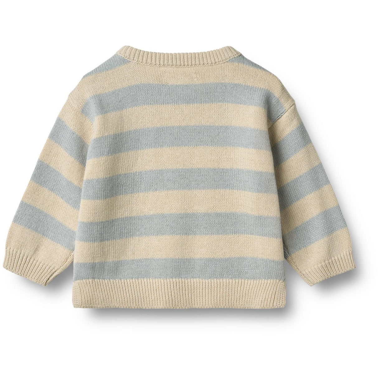 Wheat Blue Stripe Stickad Pullover Morgan
