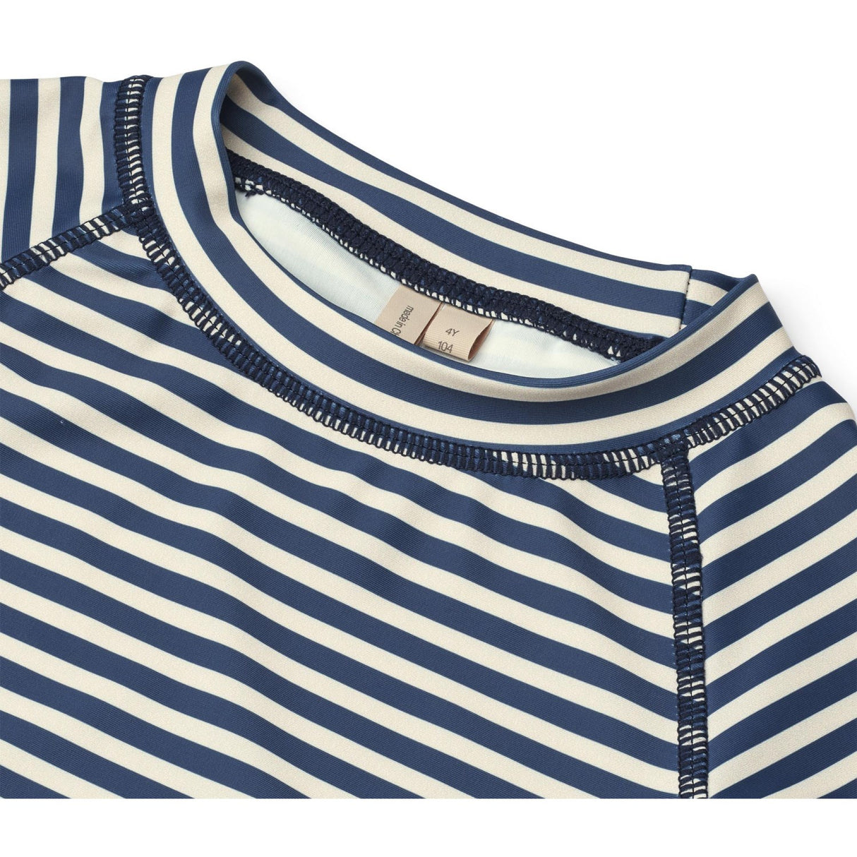 Wheat Blue Stripe Swim T-Skjorta S/S Jackie