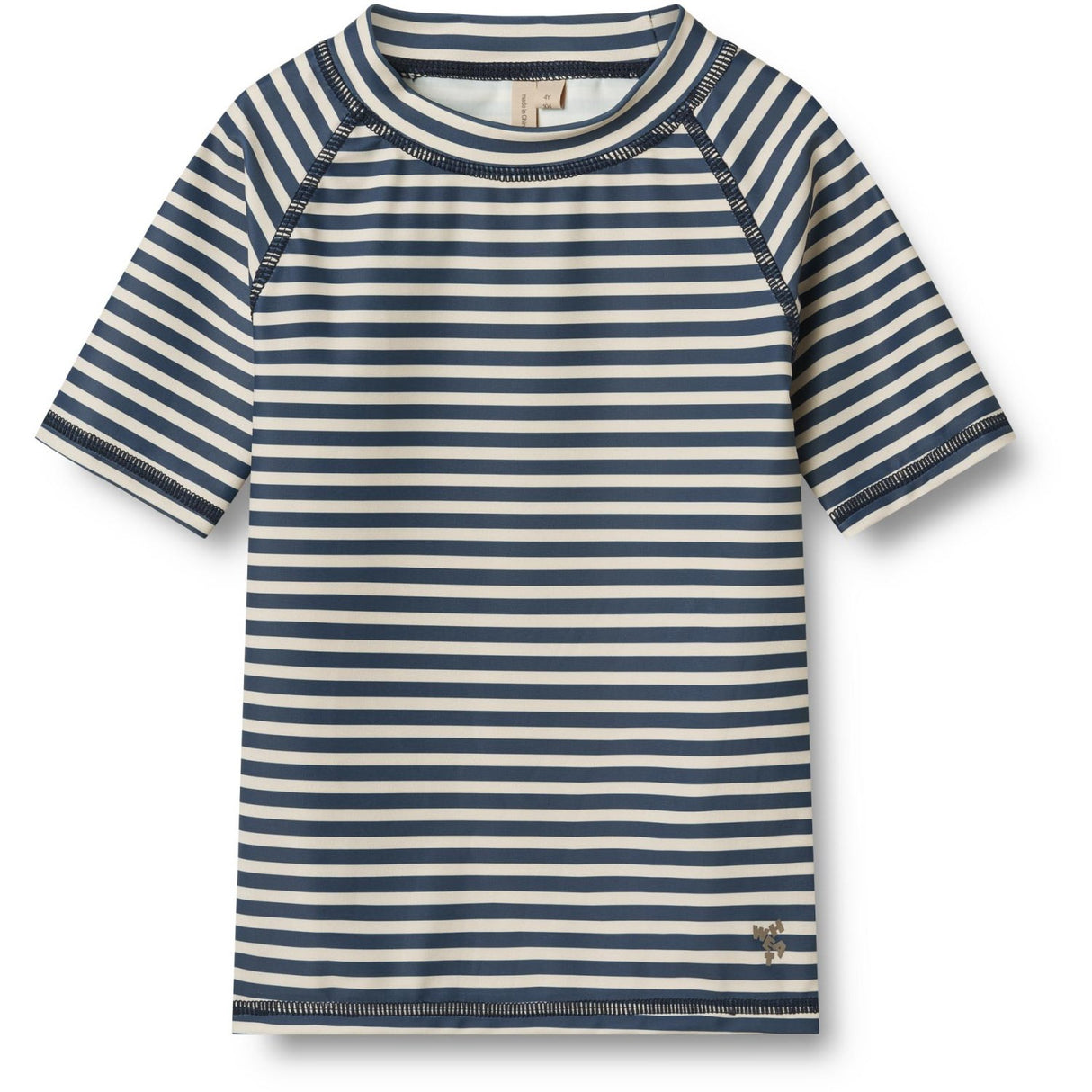 Wheat Blue Stripe Swim T-Skjorta S/S Jackie