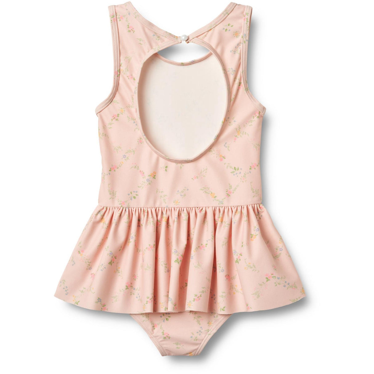 Wheat Powder Checked Flowers Baddräkt Erna