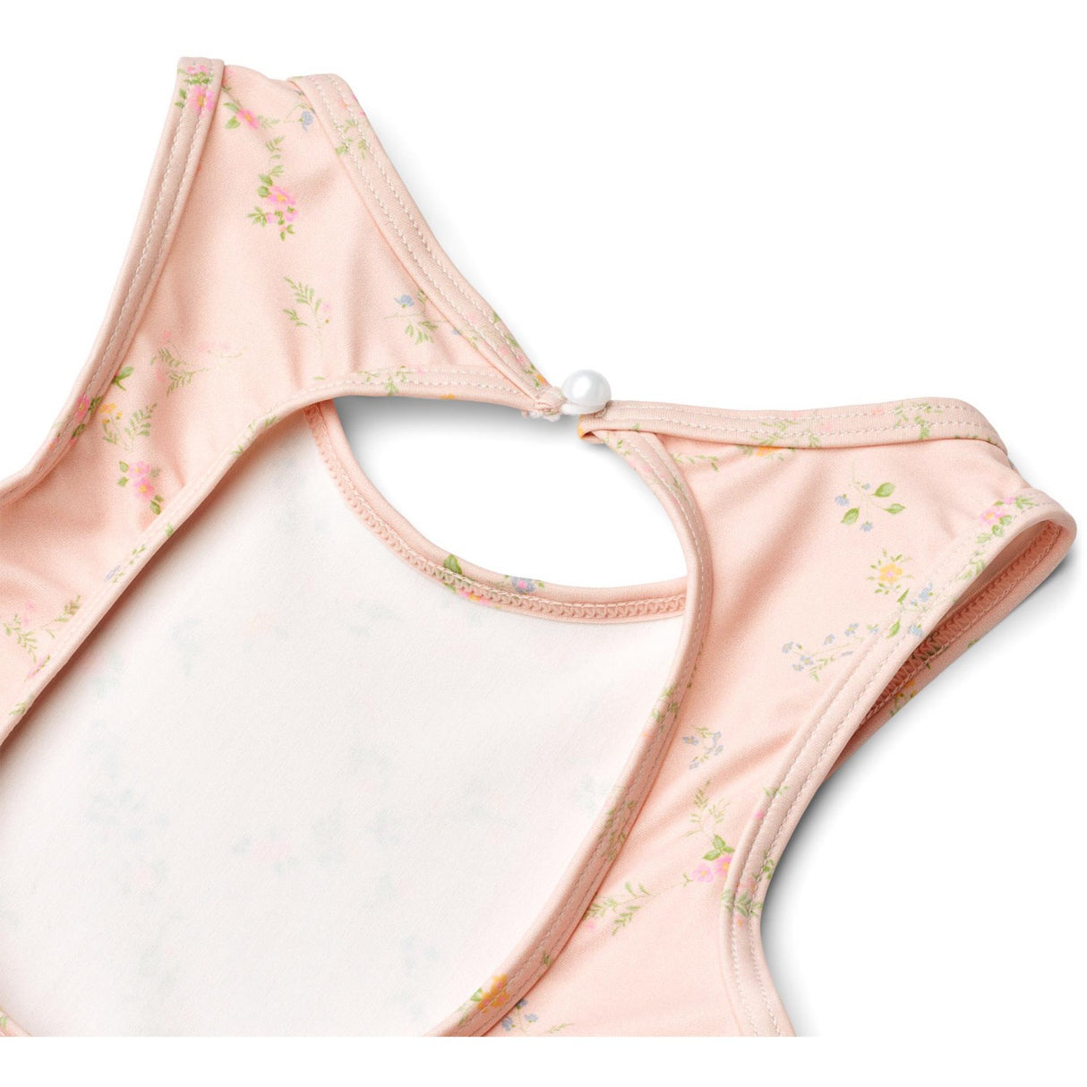 Wheat Powder Checked Flowers Baddräkt Erna