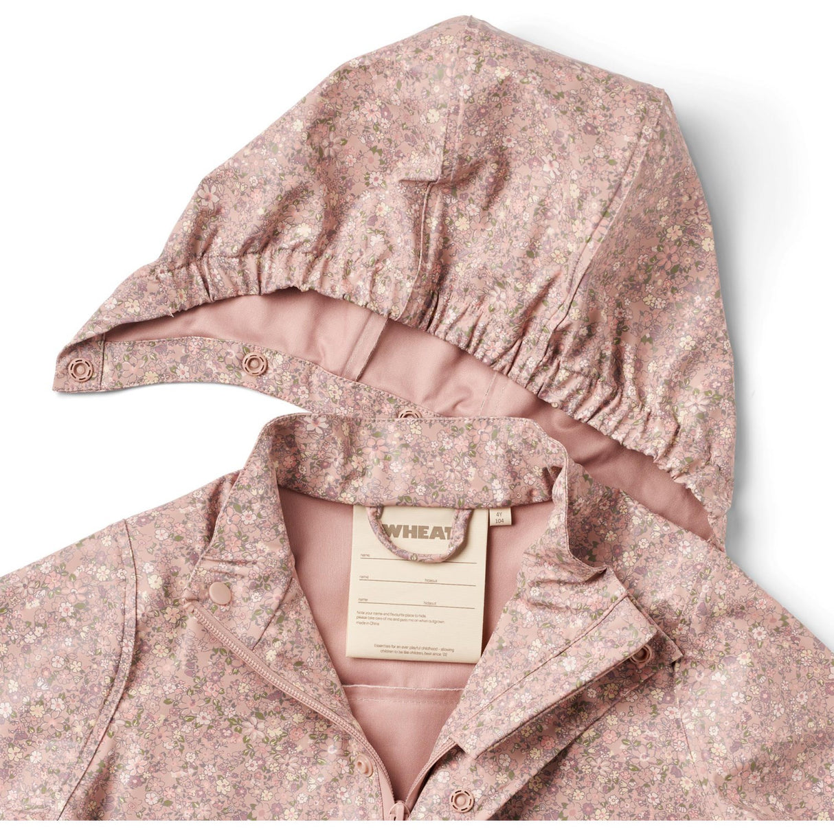 Wheat Powder Flower Meadow Regnkläder Ollo Jacka