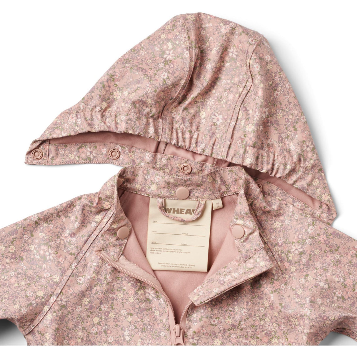 Wheat Powder Flower Meadow Regnkläder Chardy Jacka