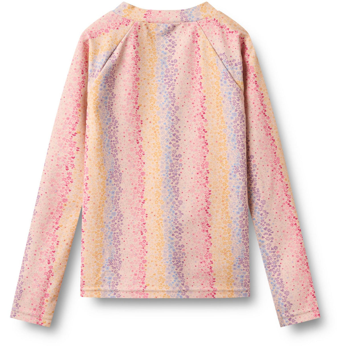 Wheat Multi Rainbow Swim T-Skjorta L/S Zip Ada