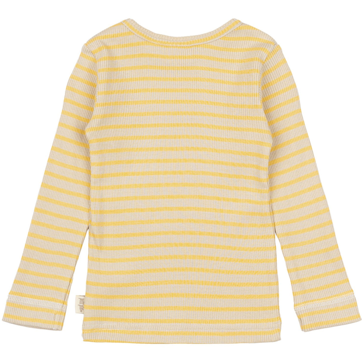 Petit Piao Yellow Sun/Dark Off White Blus Modal Striped