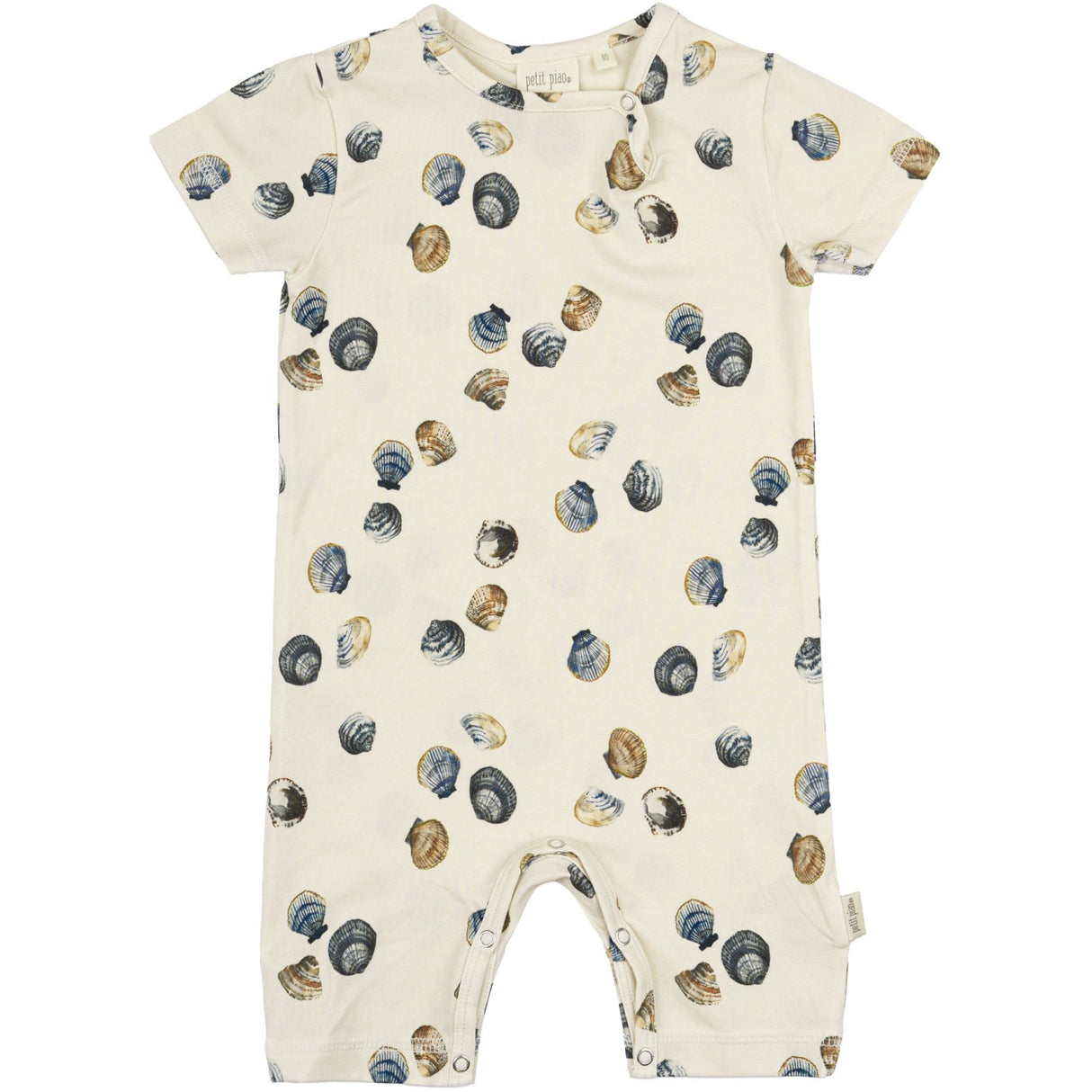 Petit Piao Clam Sommar Kostym S/S Sum Printed