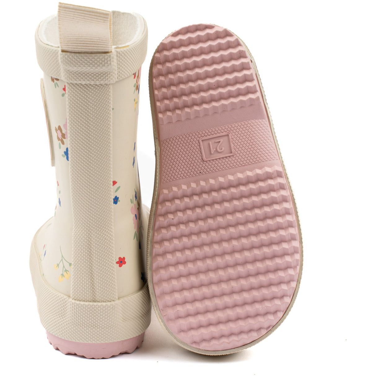 Pom Pom Flower AOP Rubber Stövlar