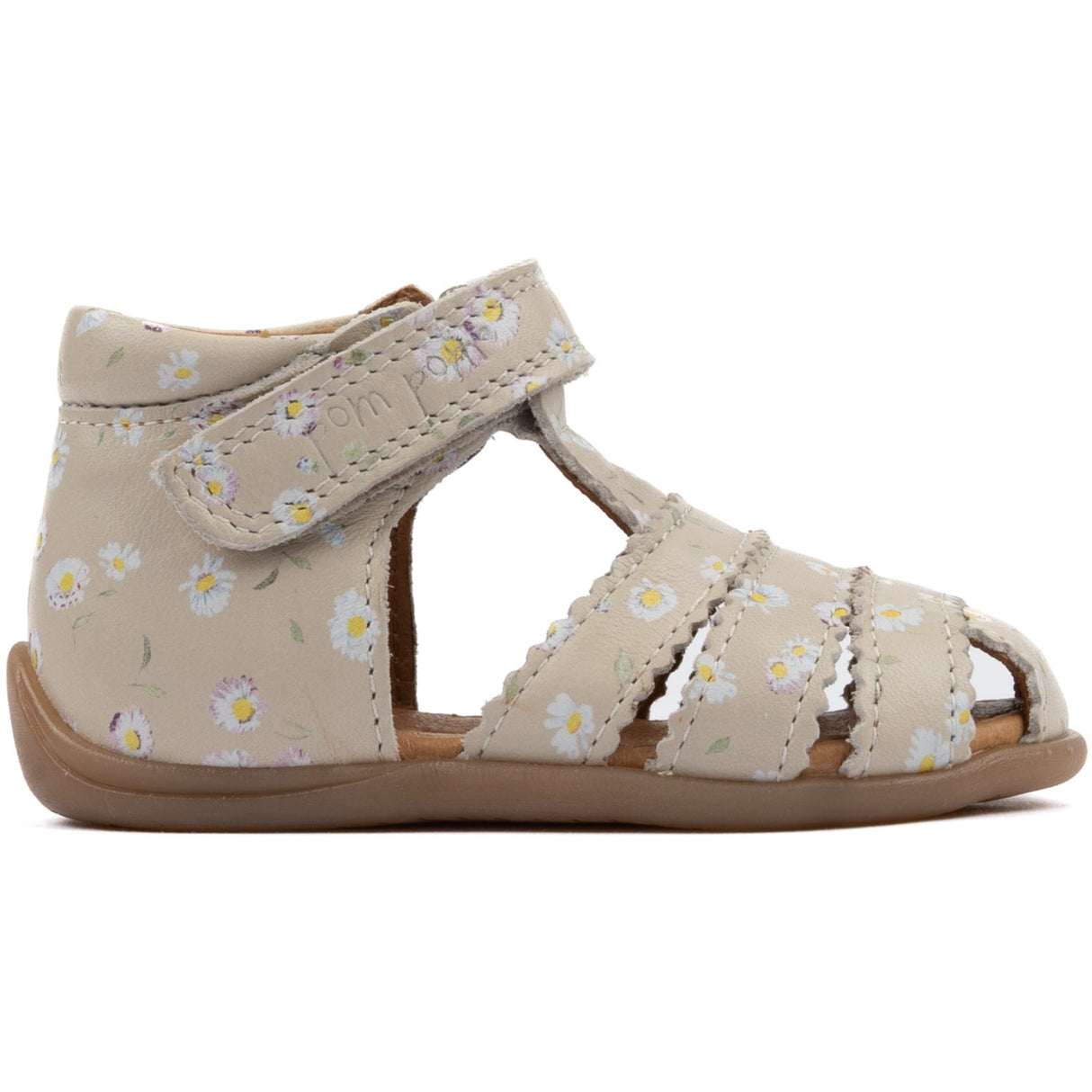 Pom Pom Bellis Starters™ Scallop Kardborreband Sandal