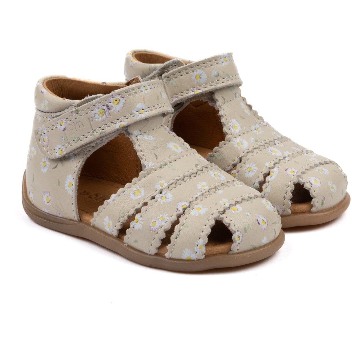 Pom Pom Bellis Starters™ Scallop Kardborreband Sandal