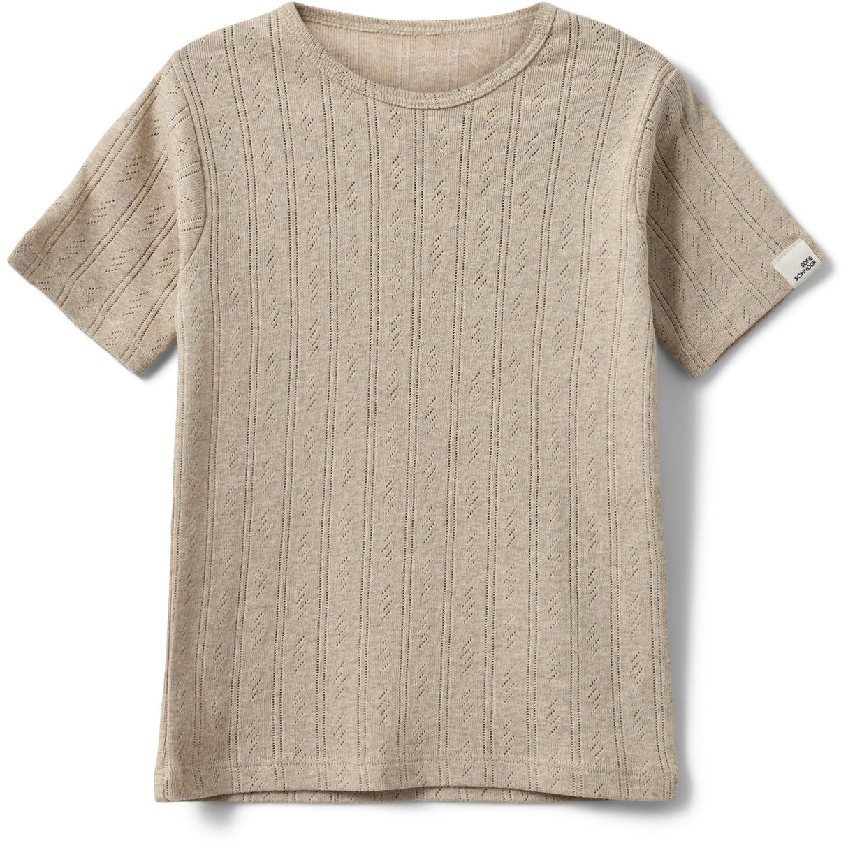 Sofie Schnoor Beige Pipersk T-Skjorta