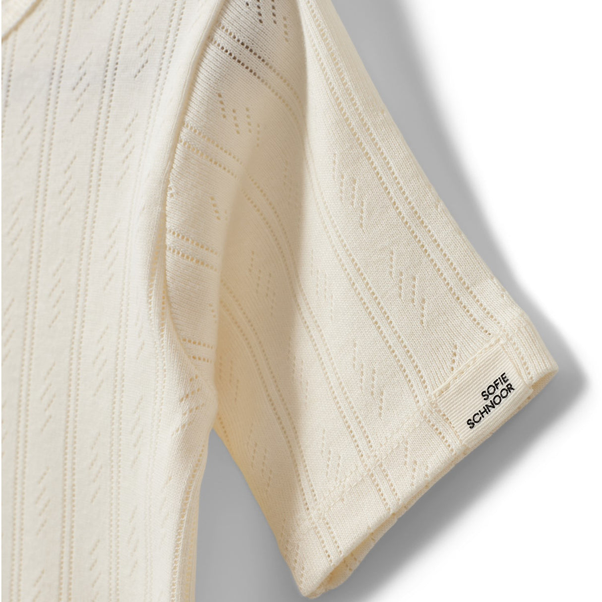 Sofie Schnoor Off White Pipersk T-Skjorta