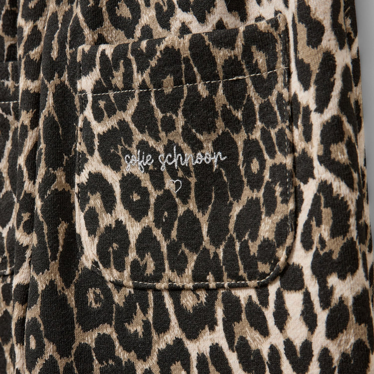 Sofie Schnoor Ljus Brown Leopard Sweatpants