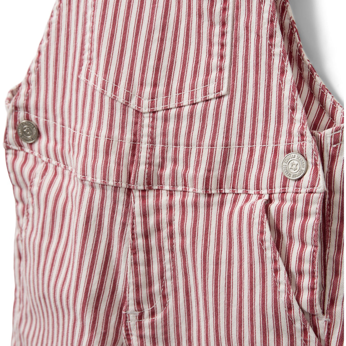 Sofie Schnoor Red Striped Overalls