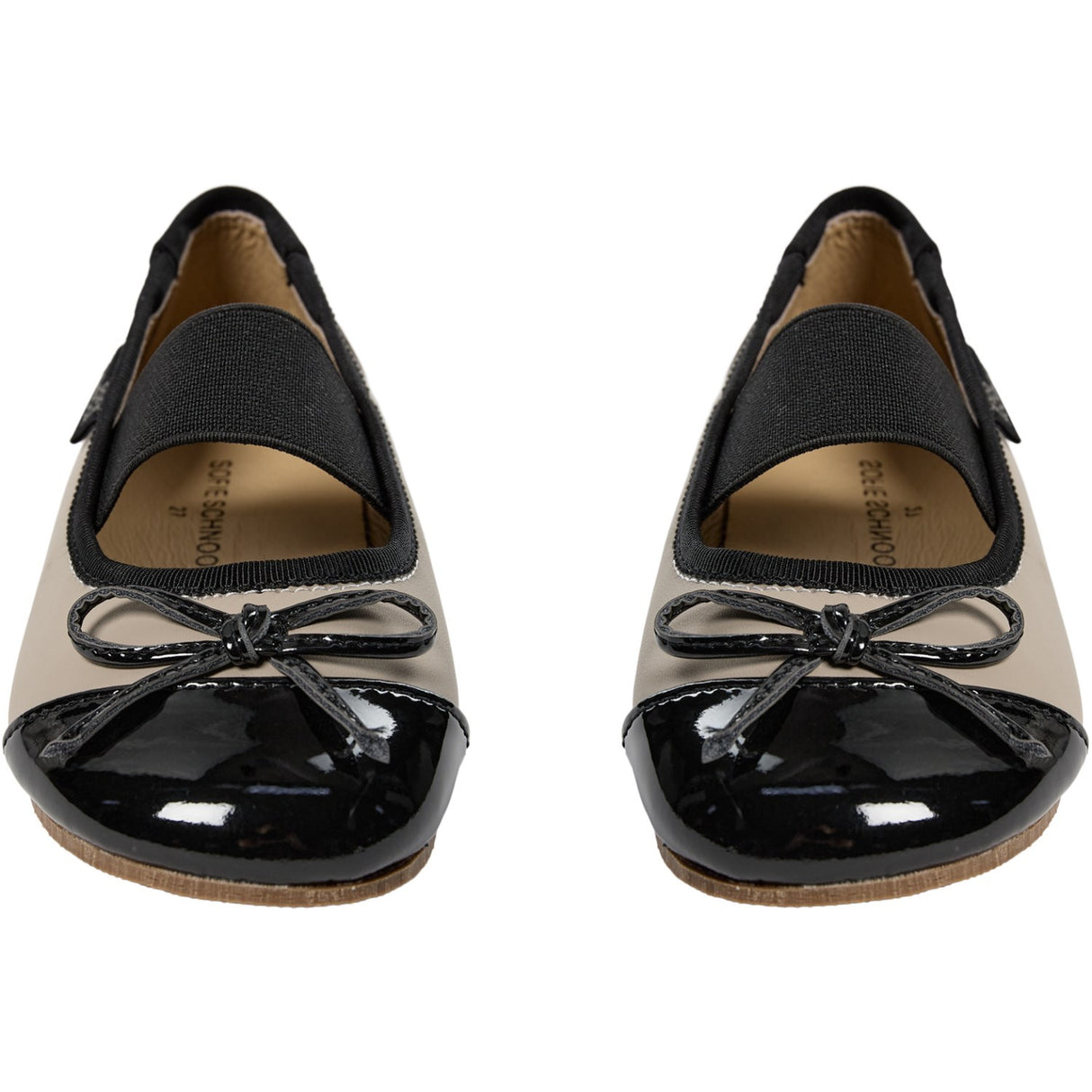 Sofie Schnoor Dark Sand Neliask Ballerinaskor