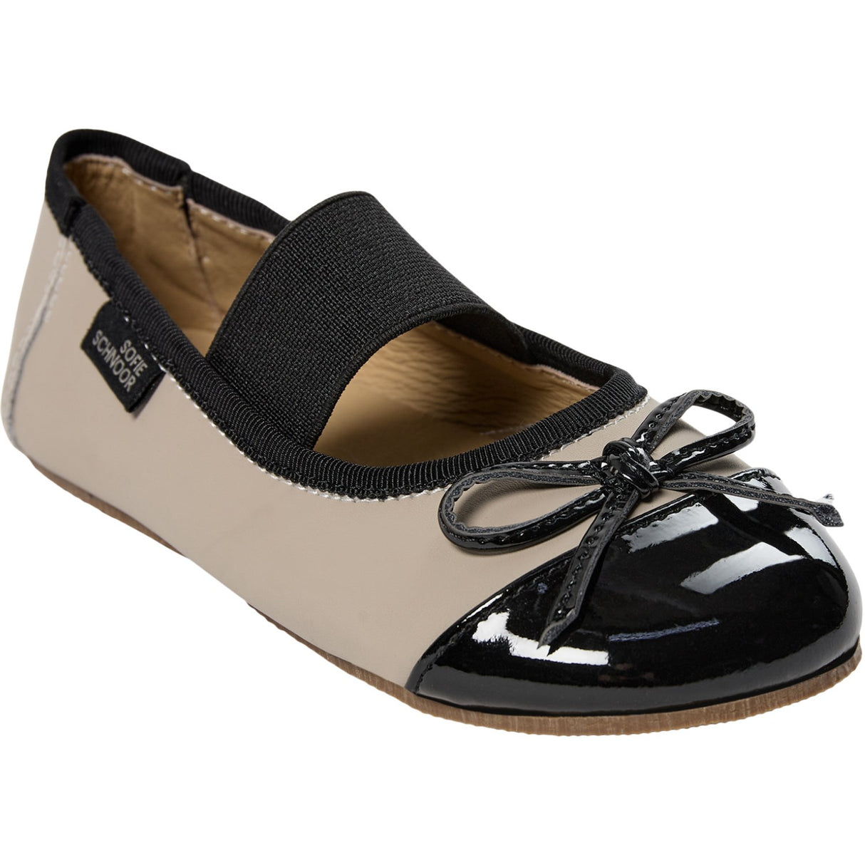 Sofie Schnoor Dark Sand Neliask Ballerinaskor