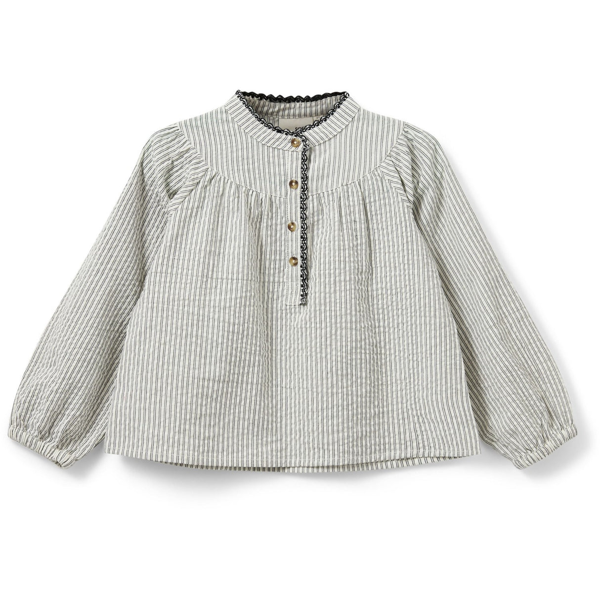 Sofie Schnoor Black Thin Stripe Skjorta