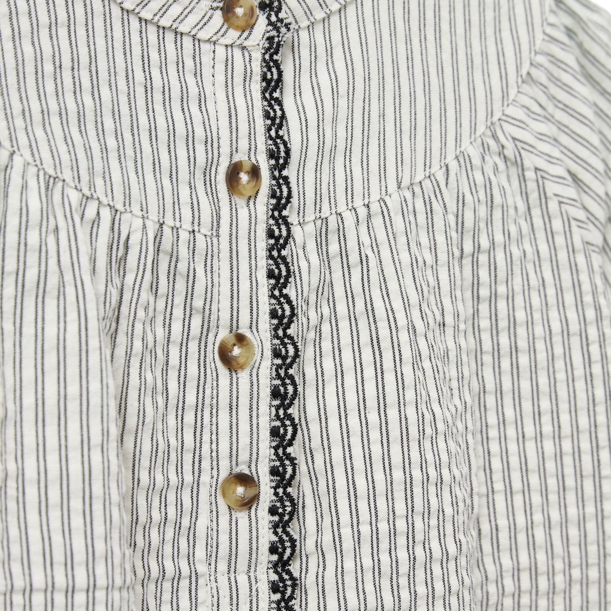 Sofie Schnoor Black Thin Stripe Skjorta