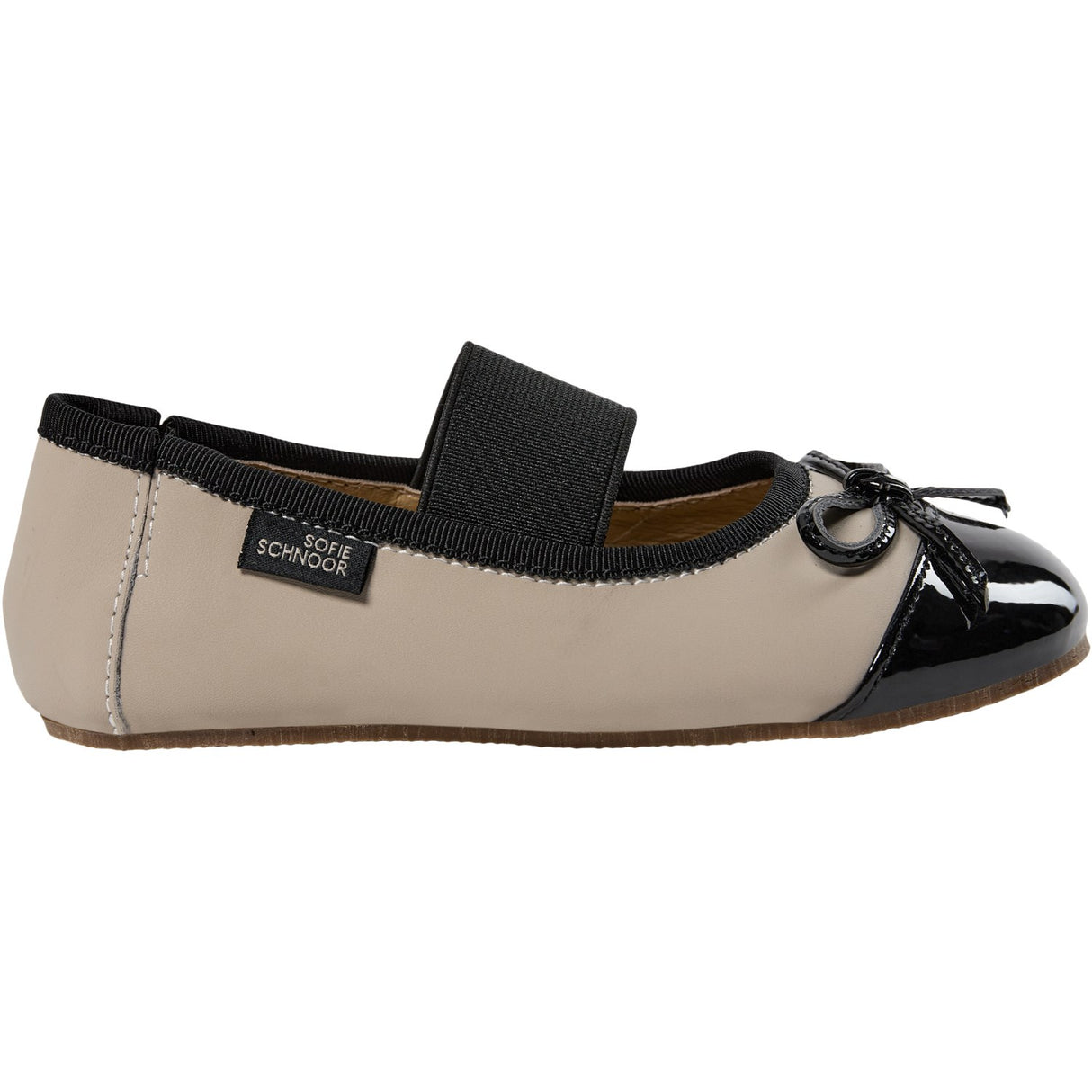 Sofie Schnoor Dark Sand Neliask Ballerinaskor