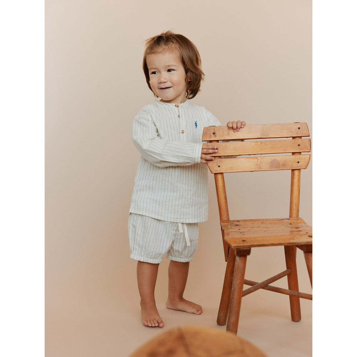 Sofie Schnoor Blue Striped Prestonsb Skjorta