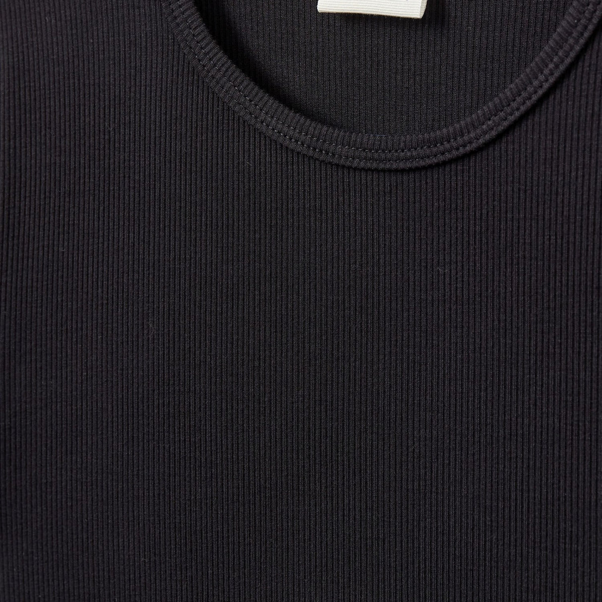 Sofie Schnoor Black Nataliasy Rib T-Skjorta