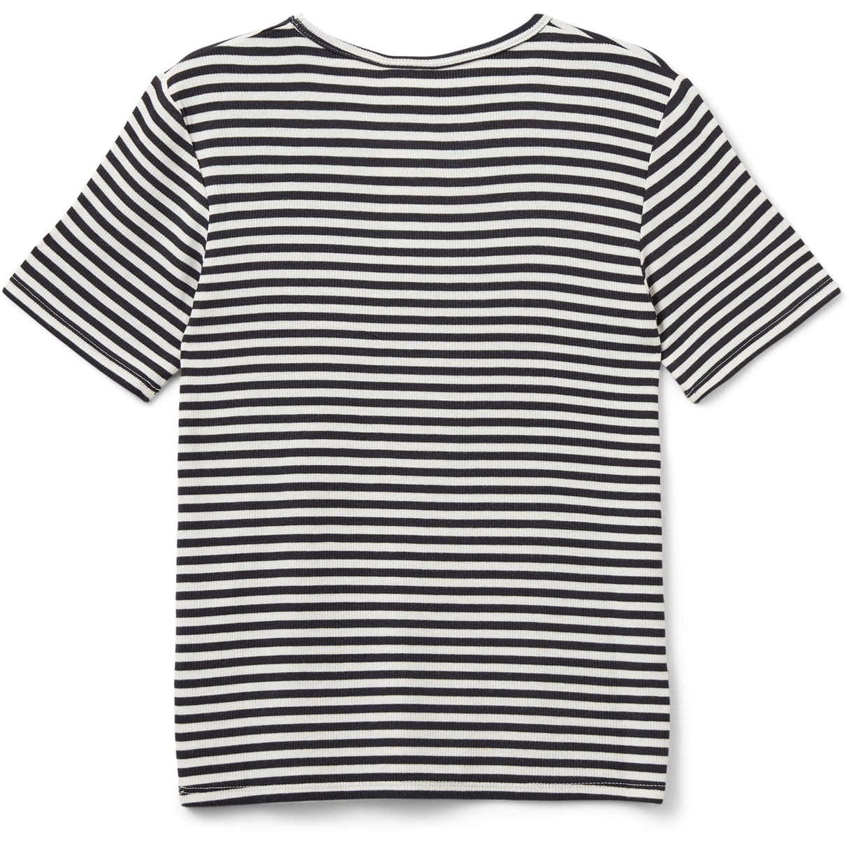 Sofie Schnoor Black Striped Nataliasy Rib T-Skjorta