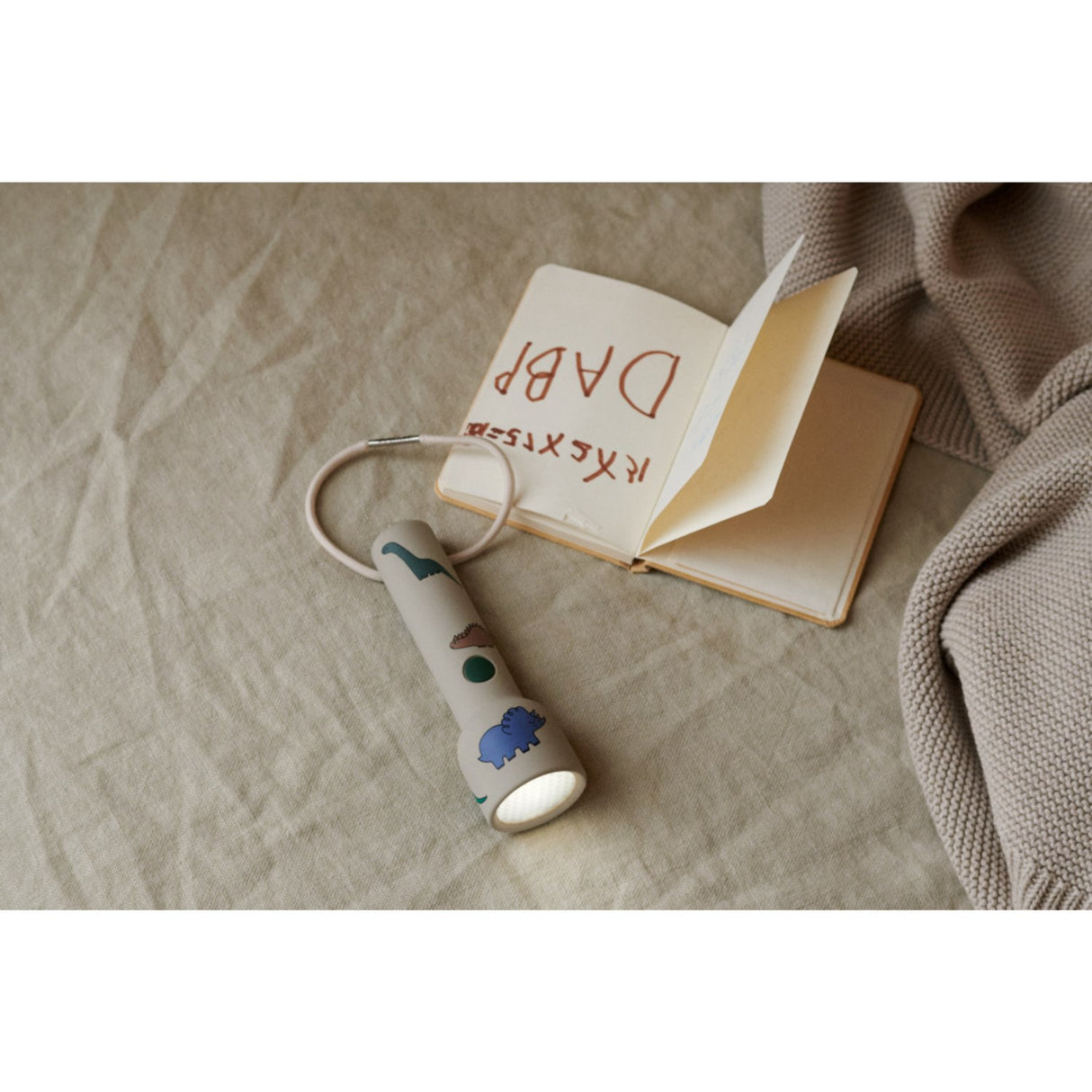 LIEWOOD Dinosaurs / Mist Gry Printed Ficklampa