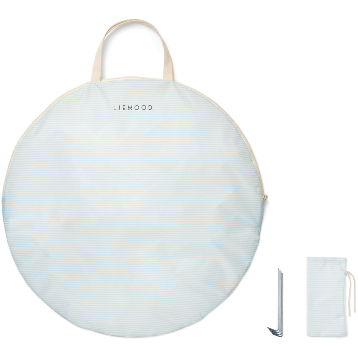 LIEWOOD Pure Sky / Creme De La Creme Stripe Cassie Pop Up Tält