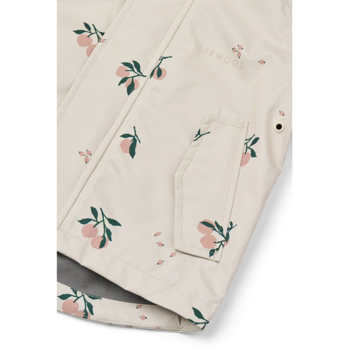 LIEWOOD Peach / Sea Shell Manu Regnkläder Set