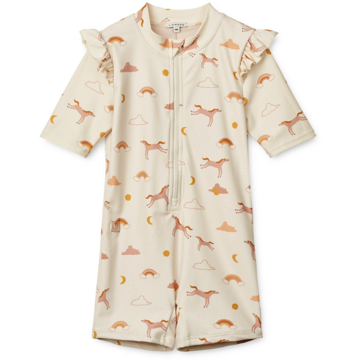 LIEWOOD Dream / Ecru Amel Printed Swim Byxdress