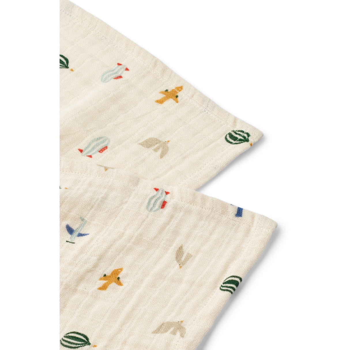 LIEWOOD Aviator / Ecru Lewis Tygblöjor 2-Pack