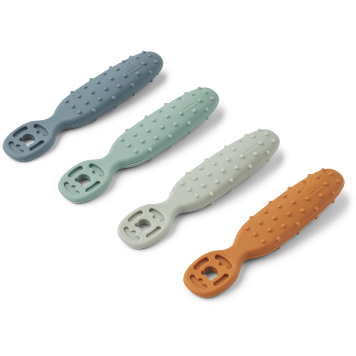 LIEWOOD Whale Blue Multi Mix Caelia Baby Learning Sked 4-Pack