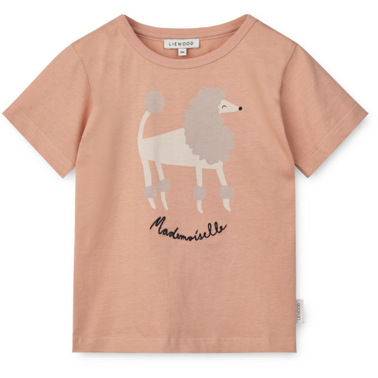 LIEWOOD Paris Mademoiselle / Pale Tuscany Apia Placement Shortsleeve T-Skjorta