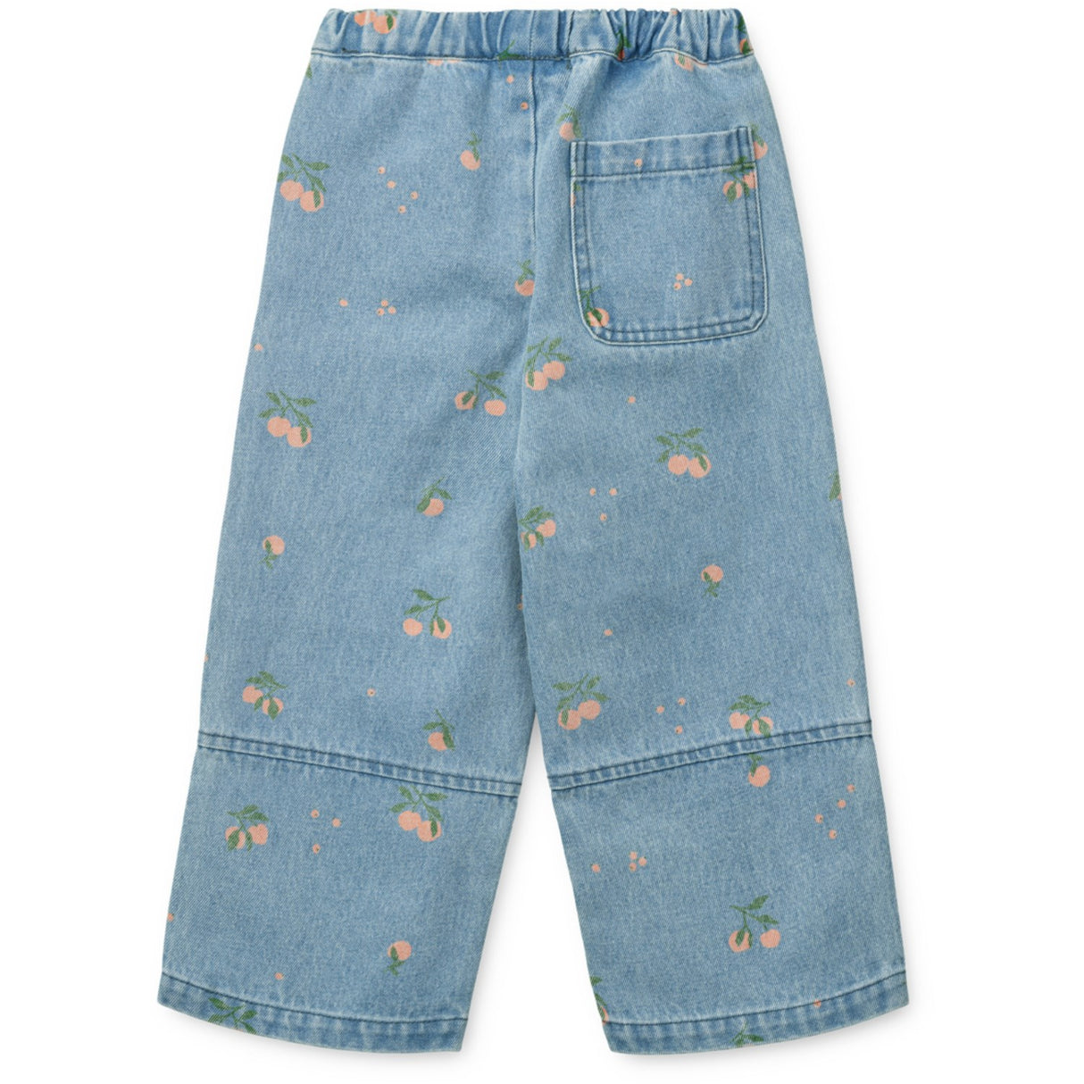 LIEWOOD Peach / Ljus Blue Denim Cesar Printed Denim Byxor