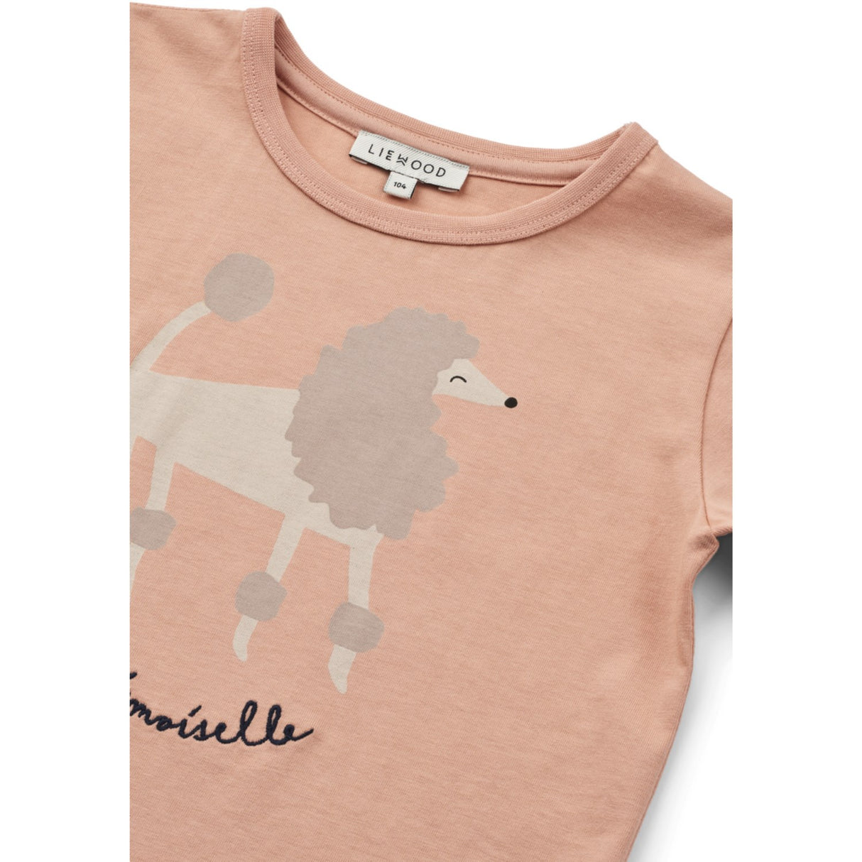 LIEWOOD Paris Mademoiselle / Pale Tuscany Apia Placement Shortsleeve T-Skjorta