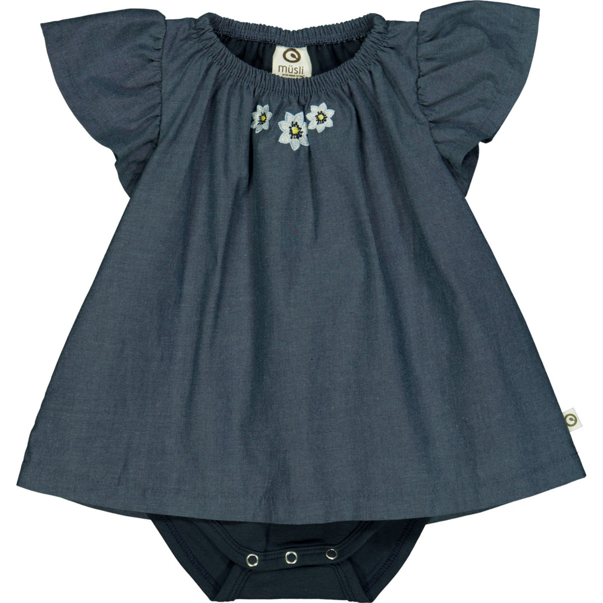 Müsli Chambray Daisy Klänning Body