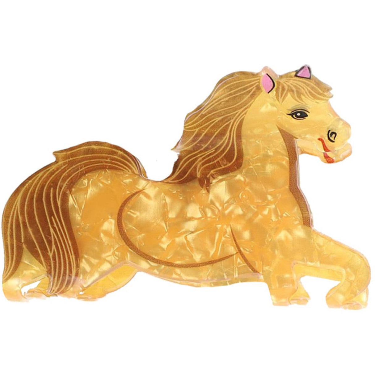 Bow's by Stær Pony Hårspänne - Gyllene