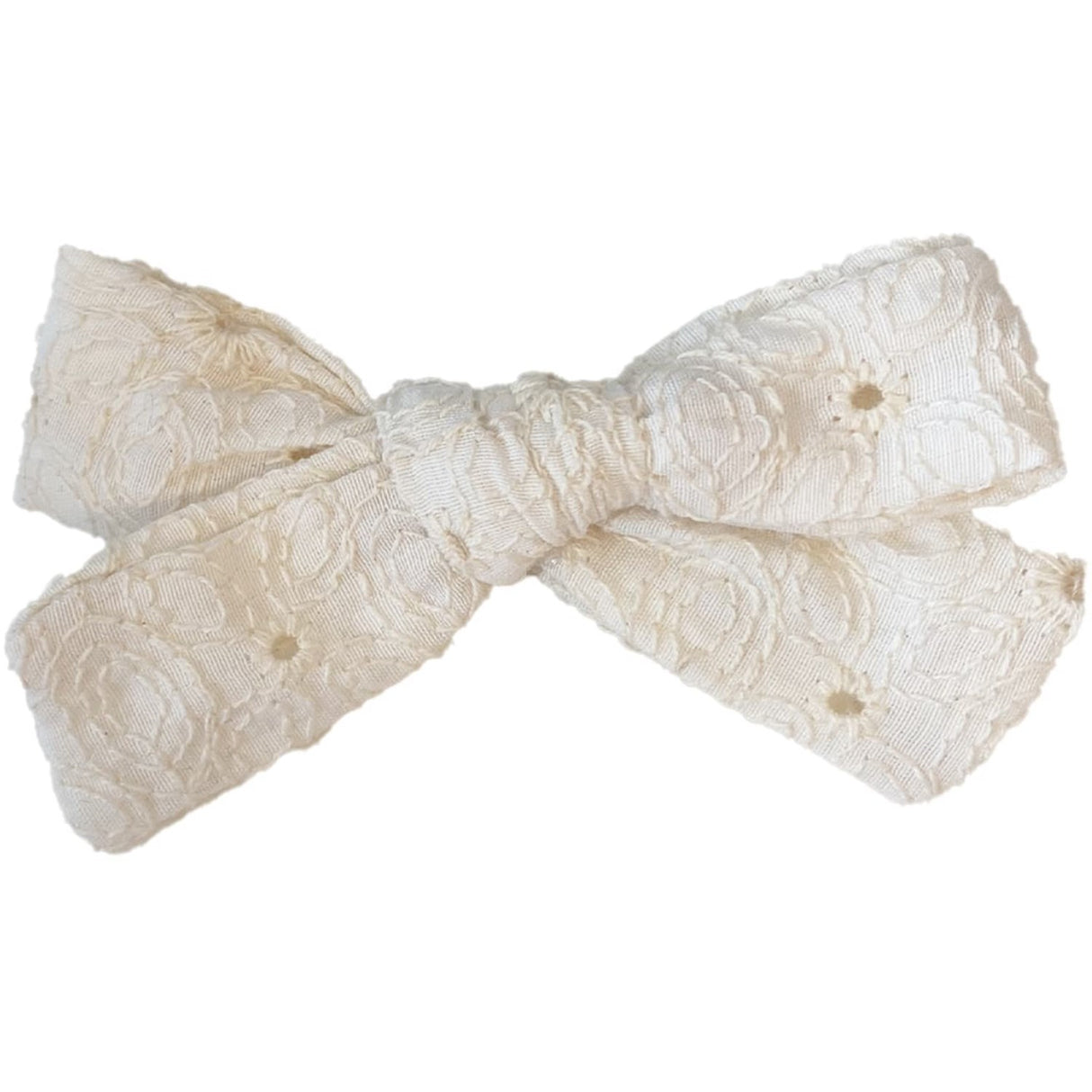 Bow's by Stær Dorthea Rosett - Vit Broderad