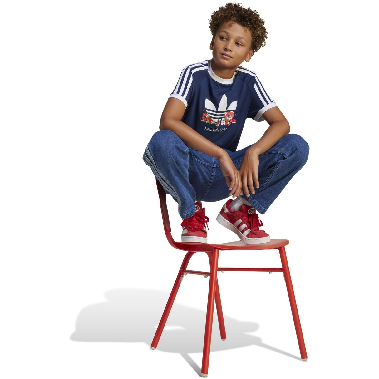 adidas Originals Medium Blue Denim Byxor