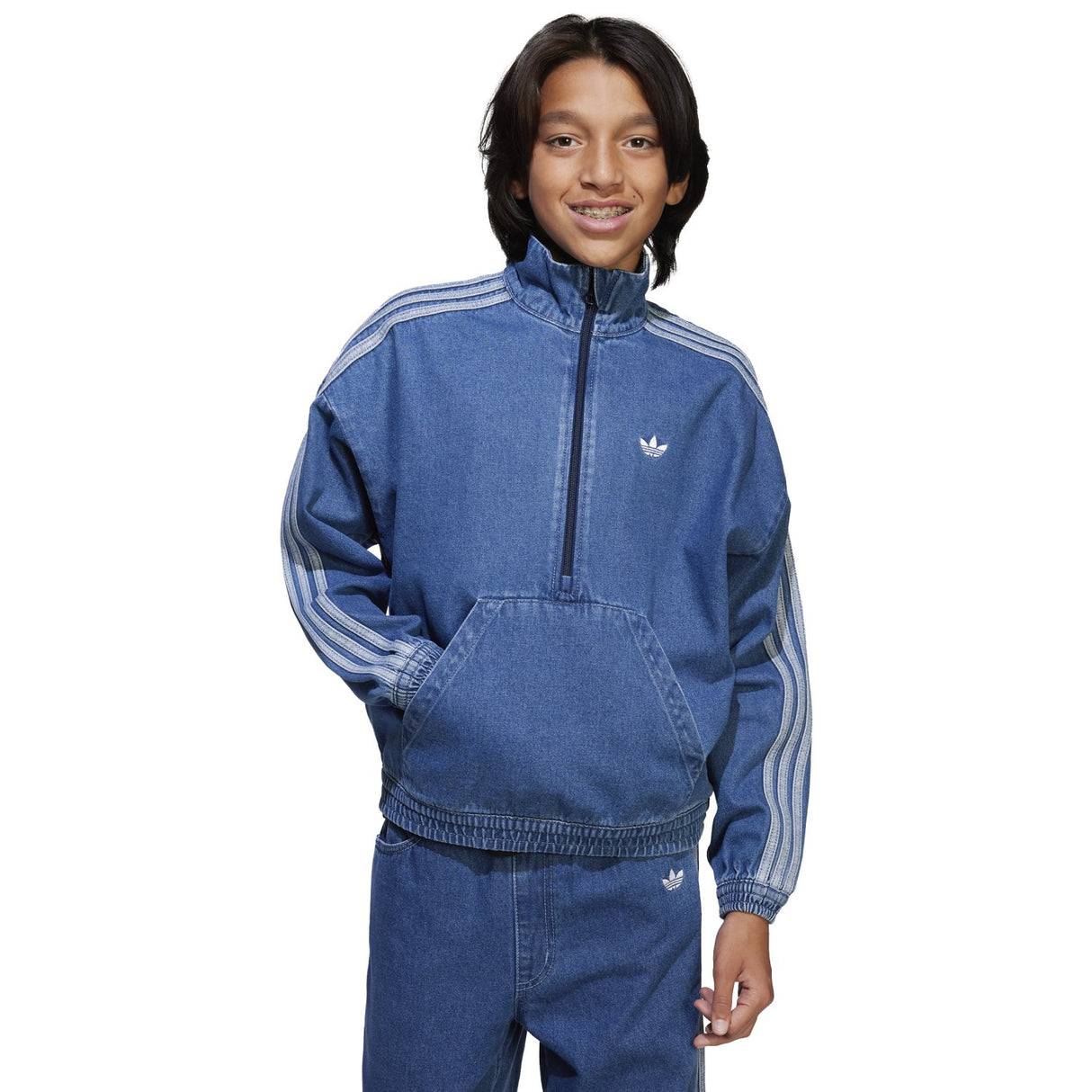 adidas Originals Medium Blue Denim Jacka