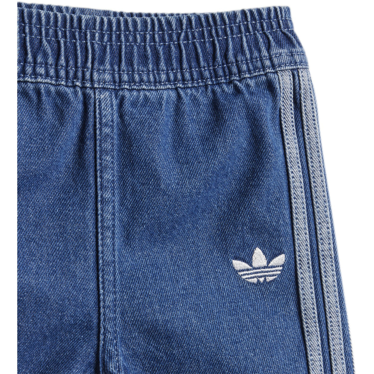 adidas Originals Medium Blue Denim/White Denim Tee Set